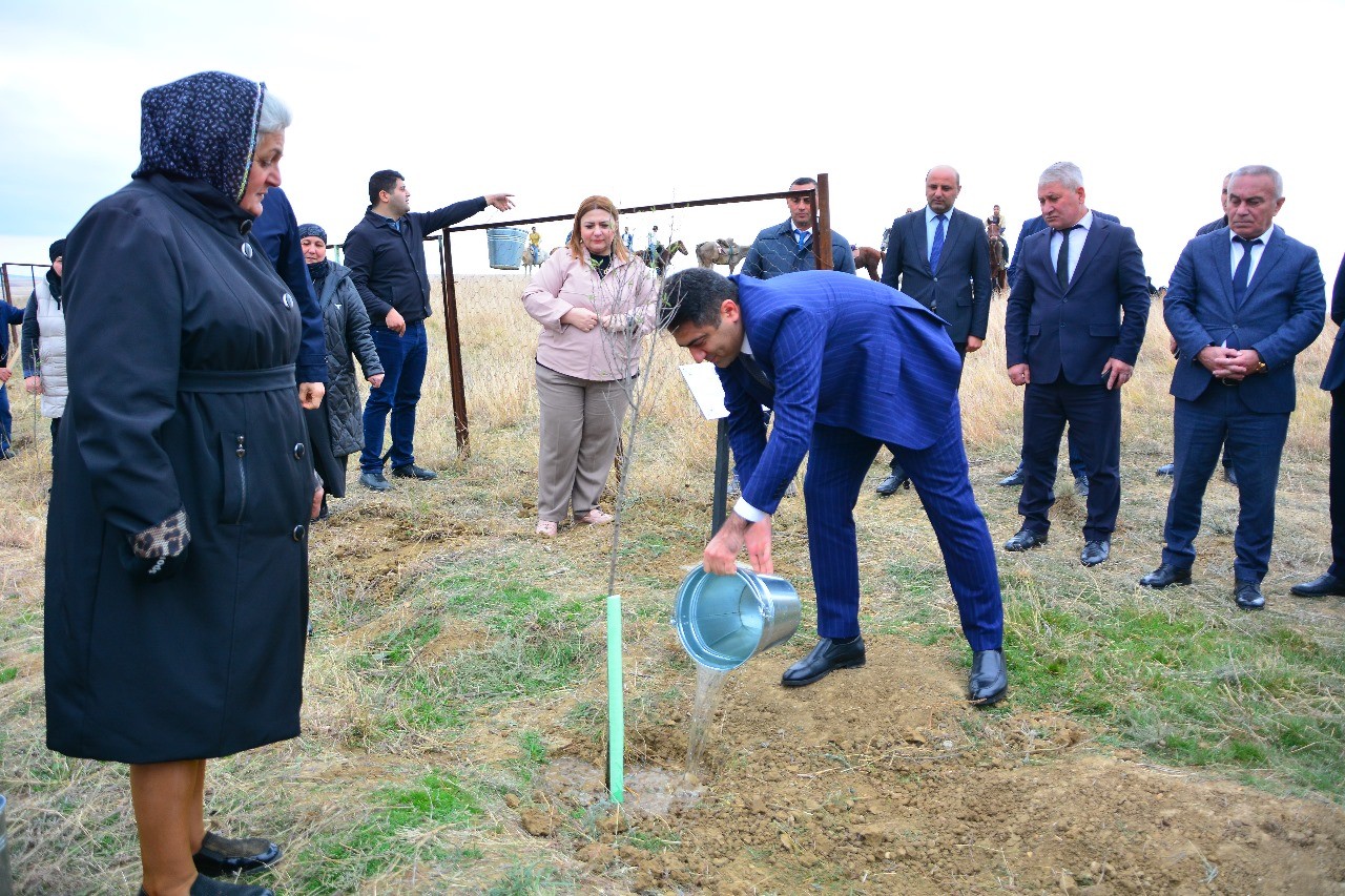 Ağstafada Zəfər yürüşü keçirilib - FOTOLAR